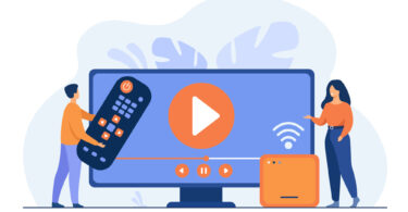 Titta pa tv vector