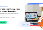 iTop screen recorder skarmavbild och badge som sager att programmet ar bast i test
