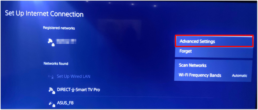Advanced settings