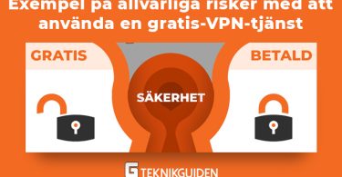 Risker med gratis VPN