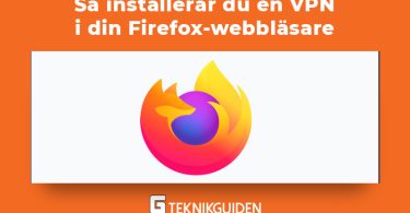 VPN i firefox webblasare