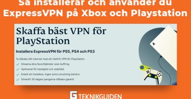 Expressvpn pa playstation och xbox