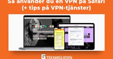 Sa anvander du en VPN pa safari