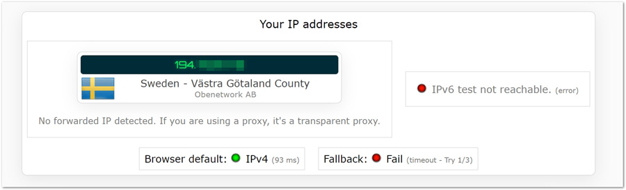 VPN tjanstens ip adress