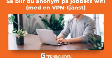 Anonym pa jobbets wifi