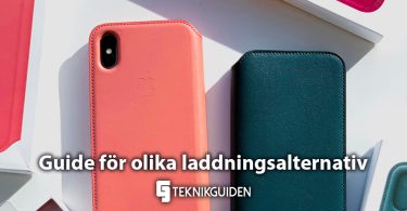 Guide for olika laddningsalternativ