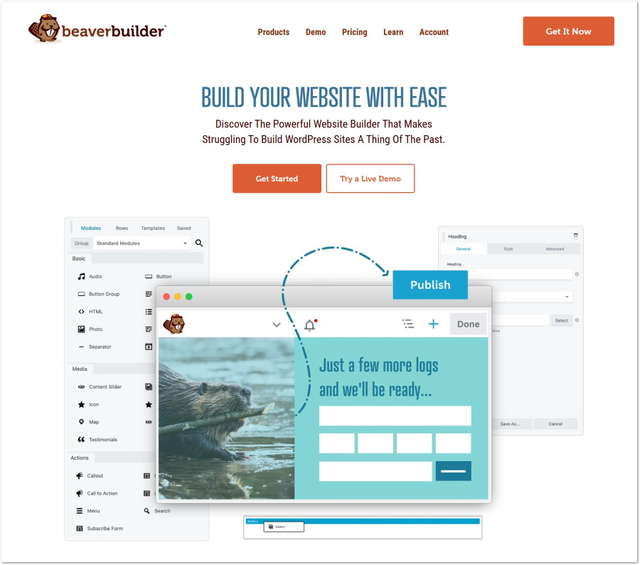 Beaver builder
